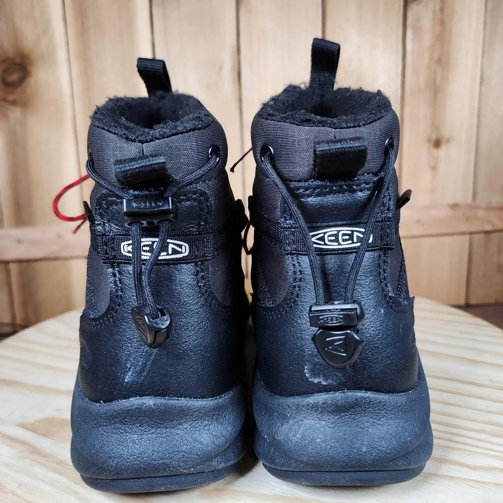 Keen Uneek SNK Boots‎ Womens 7.5 Black Chukka KEEN.DRY Waterproof Winter Snow